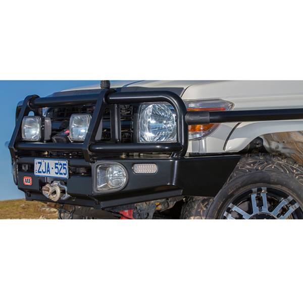 ARB 4x4 Accessories - ARB 3412520 Deluxe Front Bumper with Bull Bar for Toyota Land Cruiser 2016-2021