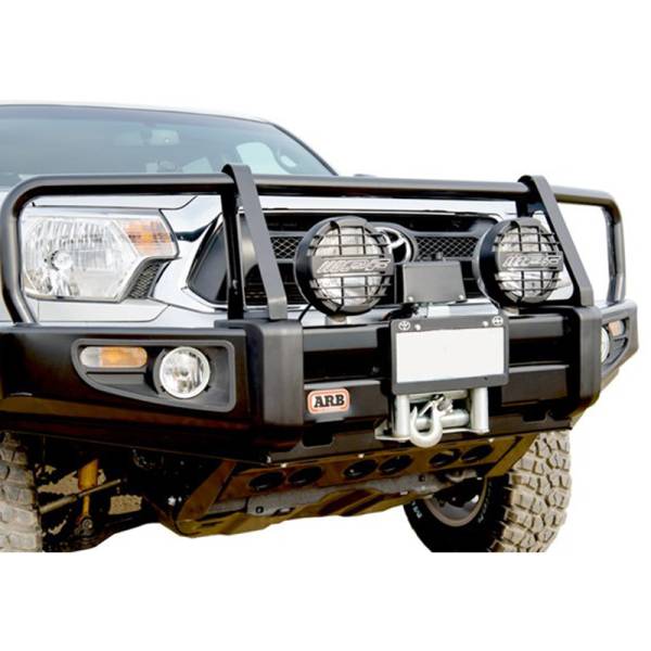 ARB 4x4 Accessories - ARB 3414300 Deluxe Front Bumper with Bull Bar for Toyota Hilux 2005-2011