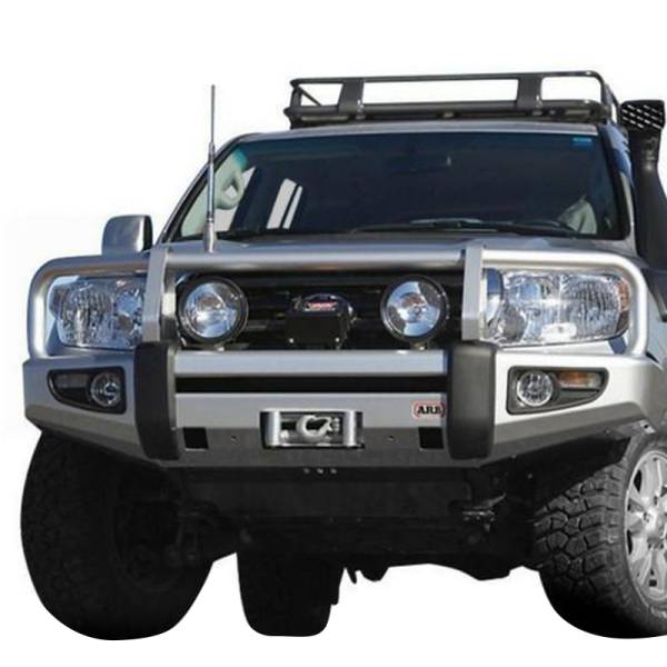 ARB 4x4 Accessories - ARB 3415110 Deluxe Front Bumper with Bull Bar for Toyota Land Cruiser 2007-2012