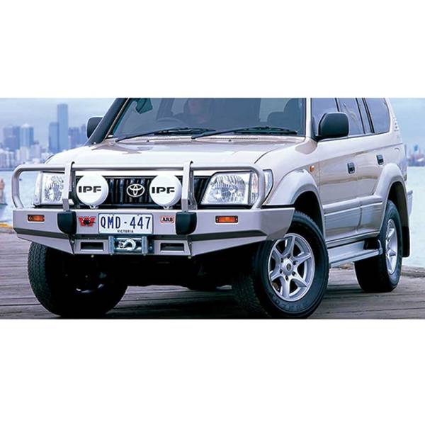 ARB 4x4 Accessories - ARB 3421410 Deluxe Front Bumper with Bull Bar for Toyota Land Cruiser Prado 2003-2009