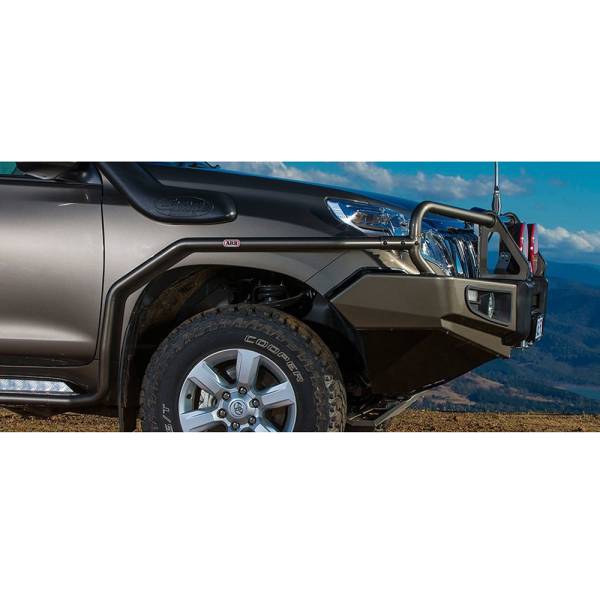 ARB 4x4 Accessories - ARB 3421780 Deluxe Front Bumper with Bumper with Winch Bar for Toyota Land Cruiser Prado 2010-2013