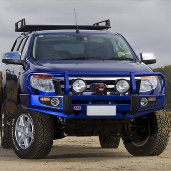 ARB 4x4 Accessories - ARB 3440400 Deluxe Front Bumper with Bull Bar for Ford Ranger PX 2011-2018