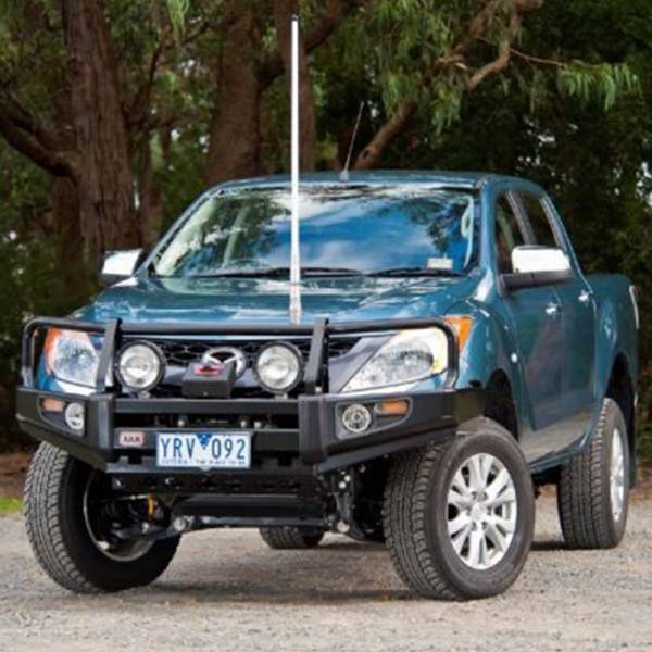 ARB 4x4 Accessories - ARB 3440420 Deluxe Front Bumper with Bull Bar for Mazda BT50 2011-2018