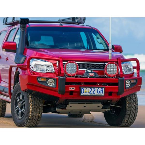 ARB 4x4 Accessories - ARB 3448470 Deluxe Front Bumper with Bull Bar for Holden Colorado 2012-2016