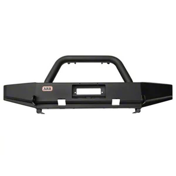 ARB 4x4 Accessories - ARB 3450250 Deluxe Front Bumper with Bull Bar for Jeep Wrangler JK 2007-2019