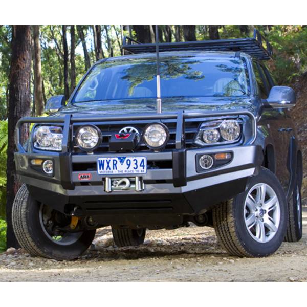 ARB 4x4 Accessories - ARB 3470030 Deluxe Front Bumper with Bull Bar for Volkswagen Amarok 2010-2015