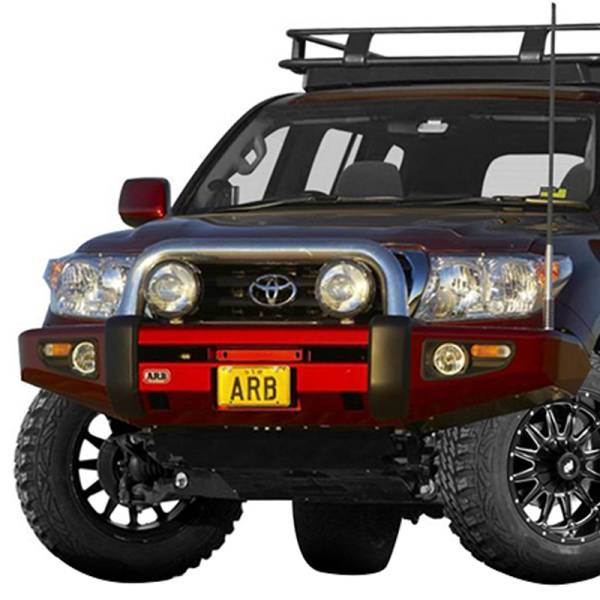 ARB 4x4 Accessories - ARB 3915040 Deluxe Sahara Front Bumper with Bar for Toyota Land Cruiser 200 Series 2007-2012