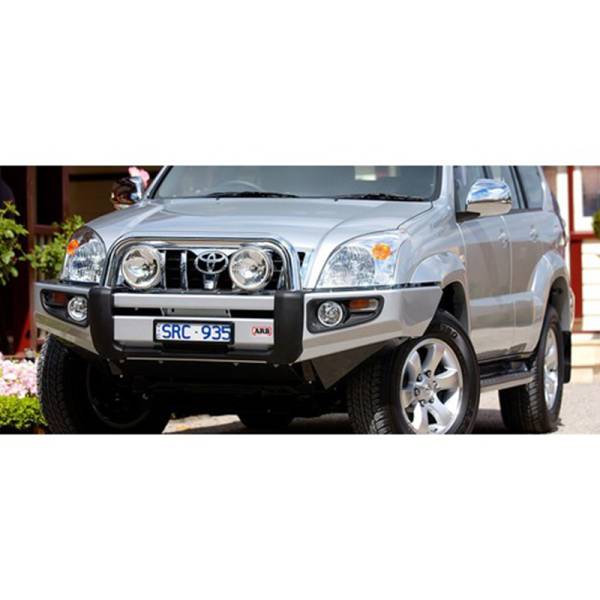 ARB 4x4 Accessories - ARB 3921120 Deluxe Sahara Front Bumper with Bar for Toyota Land Cruiser Prado 2003-2009