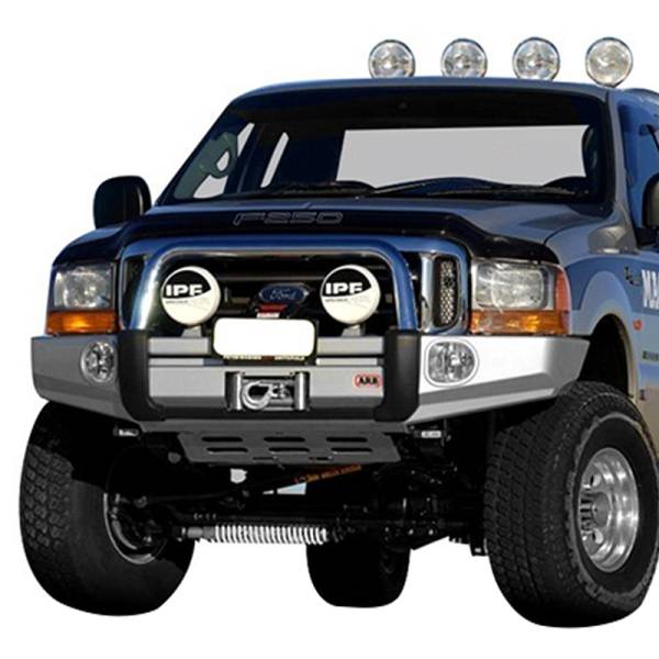 ARB 4x4 Accessories - ARB 3936030 Deluxe Sahara Front Bumper for Ford F-250 1999-2004