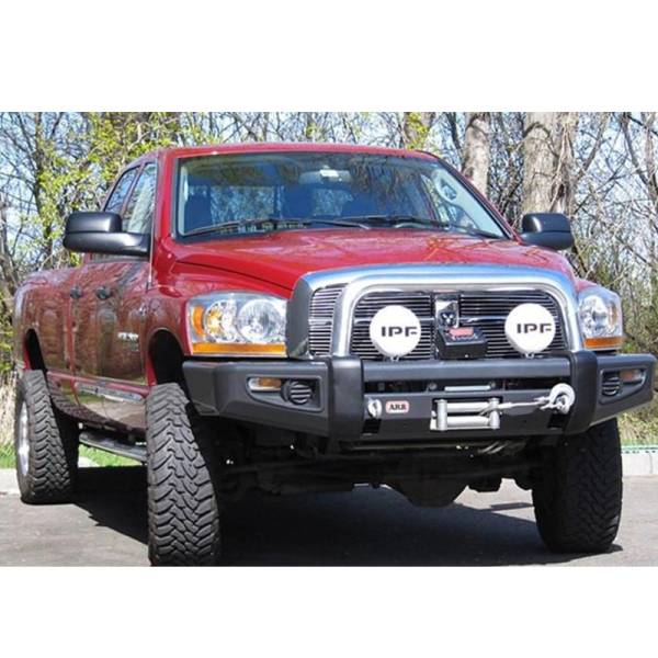 ARB 4x4 Accessories - ARB 3952120 Deluxe Sahara Front Bumper with Bar for Dodge Ram 1500 2006-2008