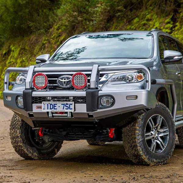 ARB 4x4 Accessories - ARB 3414600 Summit Front Bumper with Bull Bar for Toyota Fortuner 2015-2019