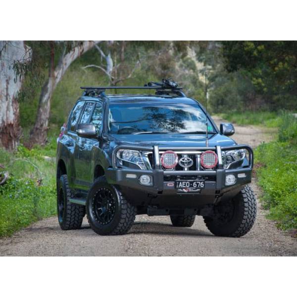 ARB 4x4 Accessories - ARB 3421830 Summit Front Bumper with Bumper with Winch Bar for Toyota Land Cruiser Prado 2013-2017