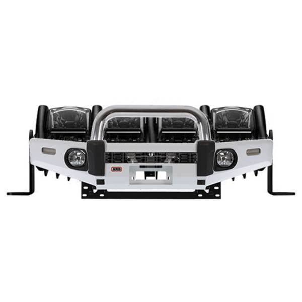 ARB 4x4 Accessories - ARB 3921820 Summit Sahara Front Bumper with Bar for Toyota Land Cruiser Prado 2013-2017