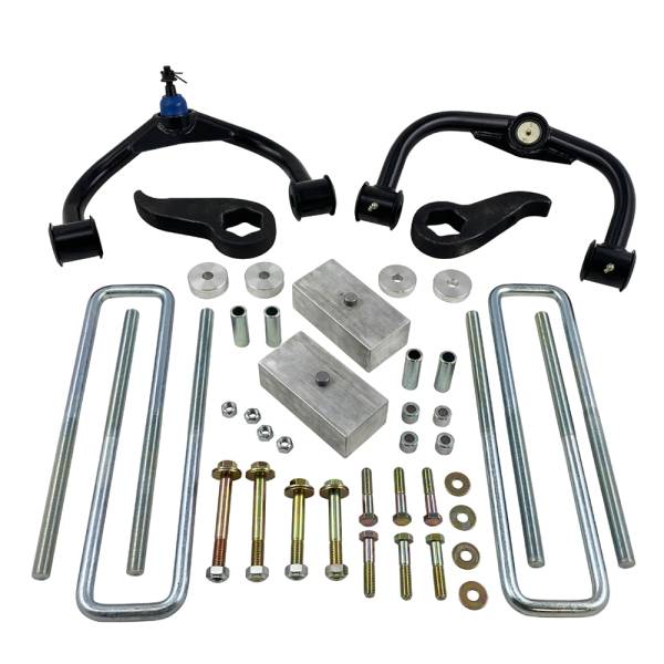 Tuff Country - Tuff Country 13014 Front 3" Lift Kit with Rear Shock Extensions for Chevy Silverado 2500HD 2020-2023
