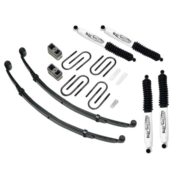 Tuff Country - Tuff Country 12611KN Front/Rear 2"Lift Kit with Heavy Duty Front Springs and Rear Blocks for Chevy K5 Blazer 1969-1972