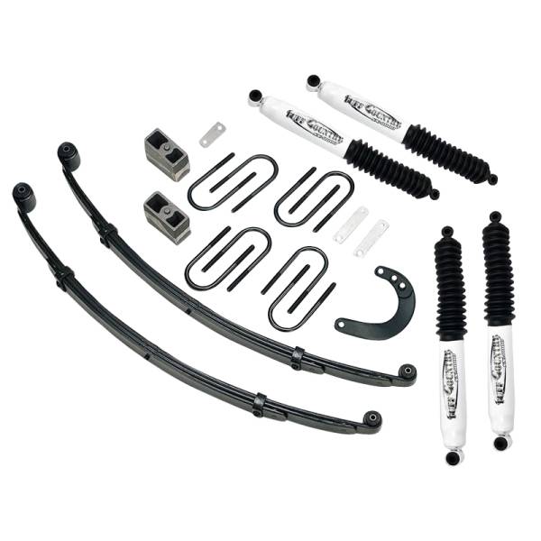 Tuff Country - Tuff Country 12720KN Front/Rear 2" Lift Kit with EZ-Ride Front Springs and Rear Blocks for Chevy Truck 1973-1987