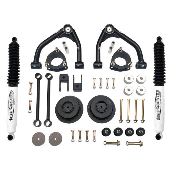Tuff Country - Tuff Country 14156KN Front/Rear 4" Lift Kit with Ball Joints for Chevy Suburban 1500 2014-2018