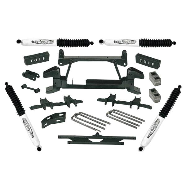 Tuff Country - Tuff Country 14813KN Front/Rear 4" Lift Kit without Autotrac for Chevy K1500 1988-1998