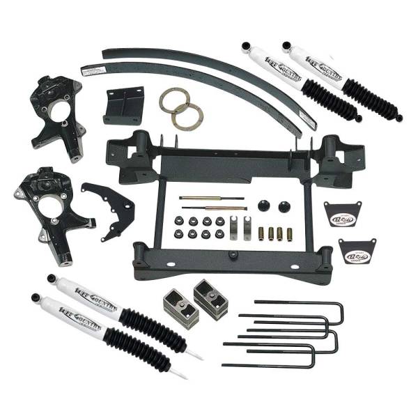Tuff Country - Tuff Country 14956KN Front/Rear 4" Lift Kit with Knuckles and 1 Piece Sub-Frame for Chevy Silverado 1500 2006