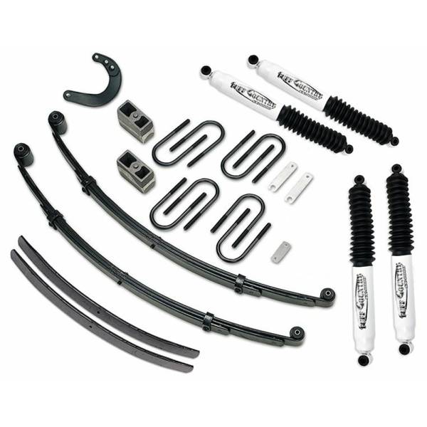 Tuff Country - Tuff Country 16740KN Front/Rear 6" Lift Kit with EZ-Ride Front Springs for Chevy Suburban 1988-1991