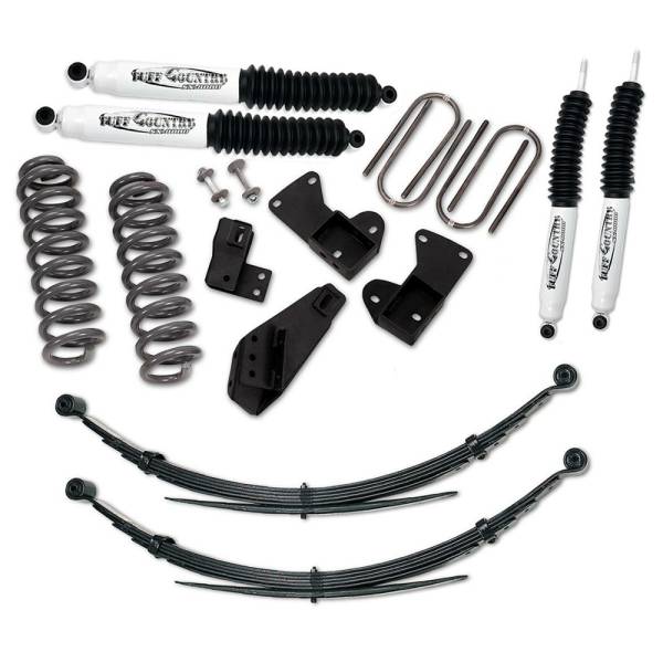 Tuff Country - Tuff Country 22812KN Front/Rear 2.5" Standard Lift Kit with Front Coil Springs for Ford F-150 1981-1996