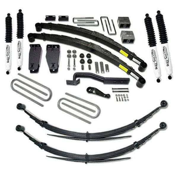 Tuff Country - Tuff Country 26825KN Front/Rear 6" Standard Lift Kit with Rear Springs for Ford F-250 1980-1988