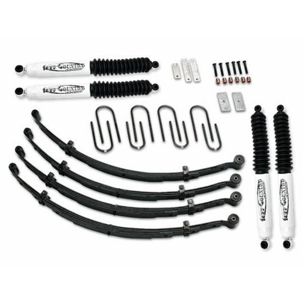 Tuff Country - Tuff Country 42701KH Front/Rear 2.5" EZ-Ride Lift Kit with SX6000 Shocks (Hydraulic) for Jeep CJ5 1976-1986
