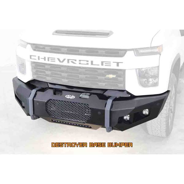 LOD Offroad - LOD Offroad CFB2031 Destroyer Base Front Bumper for Chevy Silverado 2500HD/3500 2020-2023
