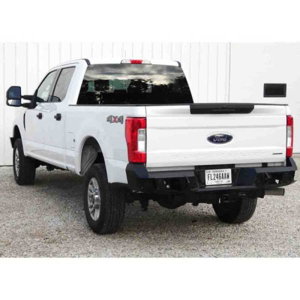 LOD Offroad - LOD Offroad FRB1701 Signature Series Heavy Duty Rear Bumper for Ford F-250/F-350 2017-2022 - Black Texture