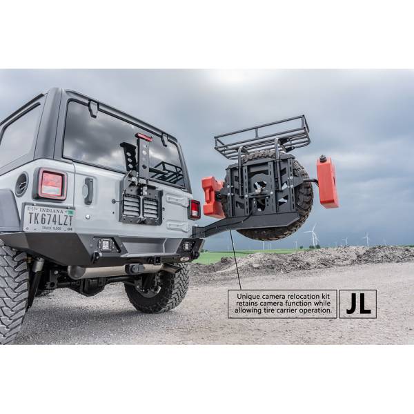 LOD Offroad - LOD Offroad JRC1801 Rear View Camera Relocation Kit for Jeep Wrangler JL 2018-2022