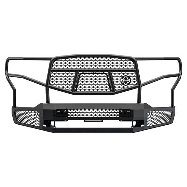 Ranch Hand - Ranch Hand MFC201BM1 Midnight Series Front Bumper with Grille Guard for Chevy Silverado 2500HD/3500 2020-2022