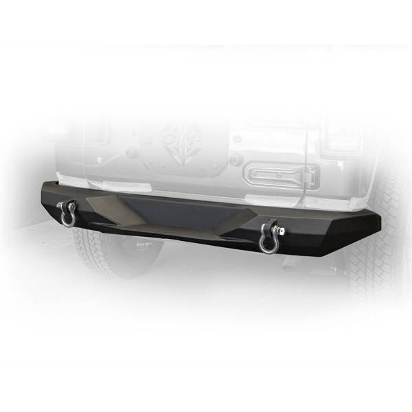 DV8 Offroad - DV8 Offroad RBJL-08 Rear Bumper with Tire Carrier for Jeep Wrangler JL 2018-2024
