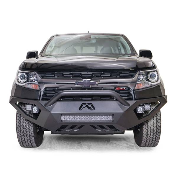 Fab Fours - Fab Fours CC21-D5152-1 Vengeance Front Bumper with Pre-Runner Guard for Chevy Colorado 2021-2022