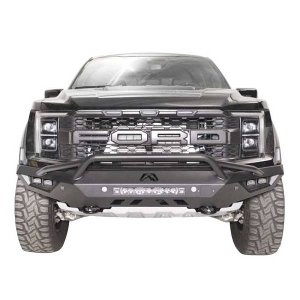 Fab Fours - Fab Fours FR21-D5352-1 Vengeance Front Bumper with Pre-Runner Guard for Ford F-150 2021-2023