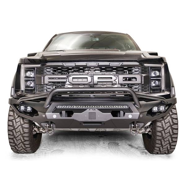 Fab Fours - Fab Fours FR21-X5352-1 Matrix Front Bumper with Pre-Runner Guard for Ford Raptor 2021-2022