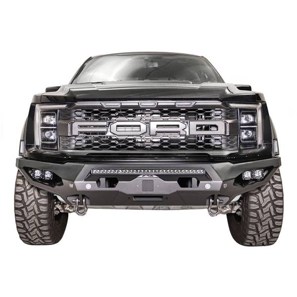 Fab Fours - Fab Fours FR21-X5351-1 Matrix Front Bumper with No Guard for Ford Raptor 2021-2022