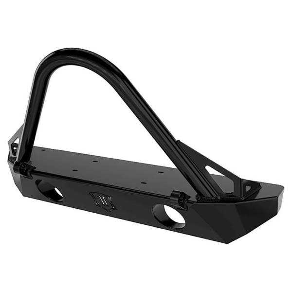 Icon Vehicle Dynamics - Icon 25209 COMP Series Front Bumper with Fogs Stinger and Tabs for Jeep Wrangler JK 2007-2018