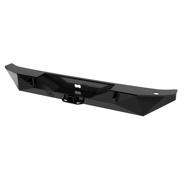 Icon Vehicle Dynamics - Icon 25227 PRO Series Rear Bumper with Tabs for Jeep Wrangler JK 2007-2018