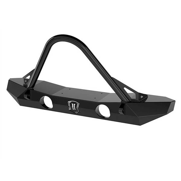 Icon Vehicle Dynamics - Icon 25236 PRO Series Mid Width Front Bumper with Stinger and Tabs for Jeep Wrangler JK 2007-2018