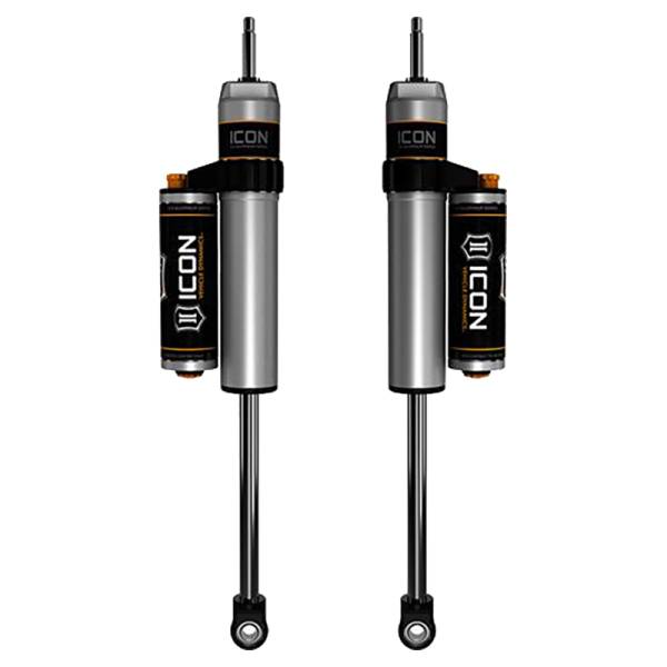 Icon Vehicle Dynamics - Icon 27725CP V.S. 2.5 Aluminum Series 3" Rear PB Shocks (Pair) with CDC Valve for Jeep Wrangler JK 2007-2018