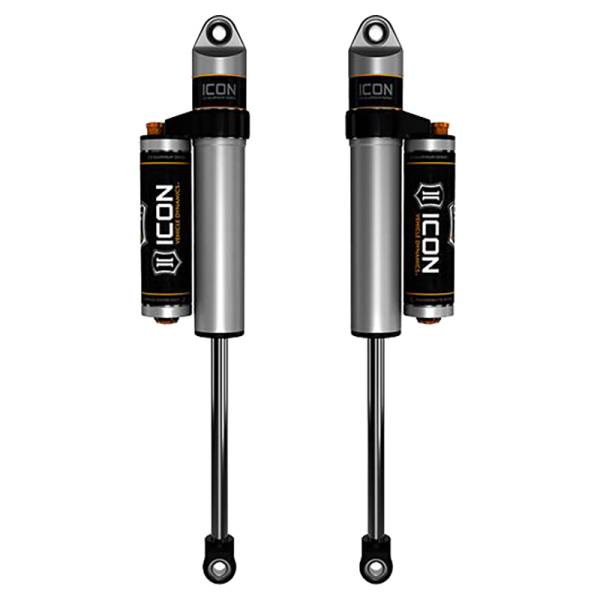 Icon Vehicle Dynamics - Icon 27726CP V.S. 2.5 Aluminum Series Rear PB Shocks (Pair) with CDC Valve for Jeep Wrangler JL 2018-2024