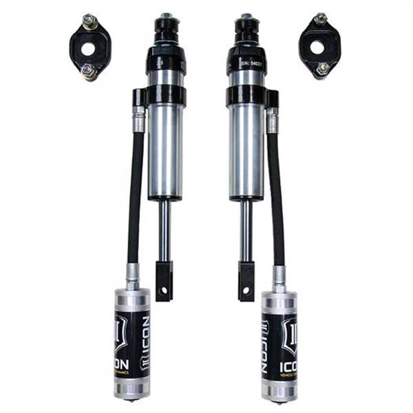 Icon Vehicle Dynamics - Icon 78724 0-2" 2.5 Remote Shock System with Upper Control Arms for GMC Sierra 2500HD/3500 2011-2019