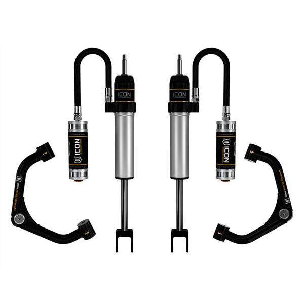Icon Vehicle Dynamics - Icon 78734T 0-2" Remote Shock System with Tube Upper Control Arms for GMC Sierra 2500HD/3500 2020-2022