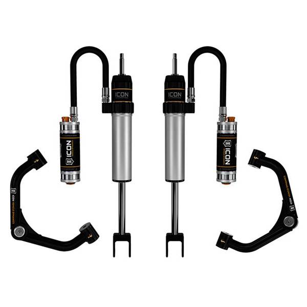 Icon Vehicle Dynamics - Icon 78735T 0-2" CDCV Shock System with Tube Upper Control Arms for GMC Sierra 2500HD/3500 2020-2022