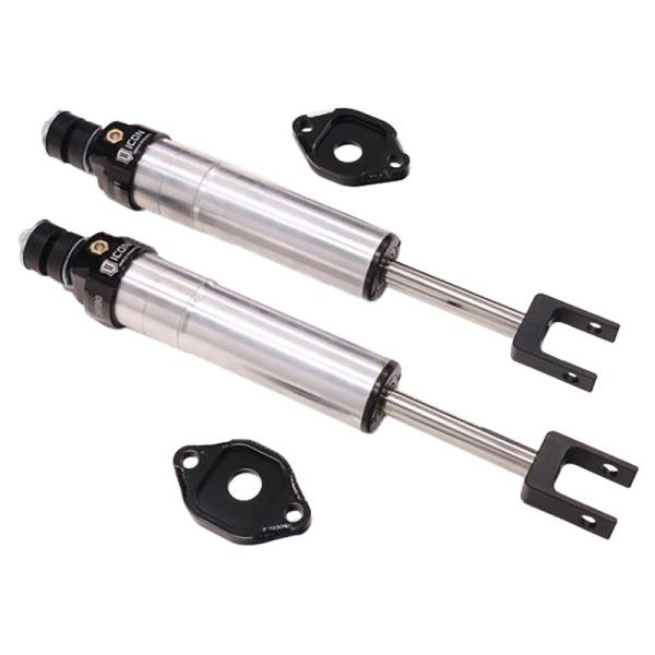 Icon Vehicle Dynamics - Icon 77606P V.S. 2.5 Series 0-2" Front IR EXT Trav Shock (Pair) for GMC Sierra 2500HD/3500 2011-2019