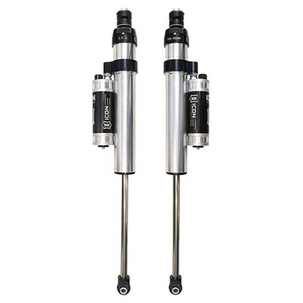 Icon Vehicle Dynamics - Icon 77738CP V.S. 2.5 Aluminum Series 6-8" Front PB EXT Trav Shock with CDCV (Pair) for GMC Sierra 2500HD/3500 2011-2016