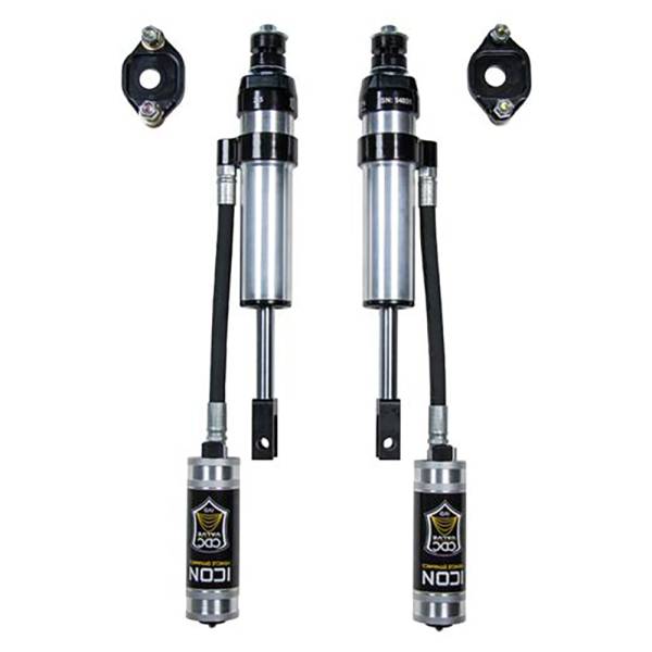 Icon Vehicle Dynamics - Icon 77832CP V.S. 2.5 Aluminum Series 0-2" Front RR EXT Trav Shock with CDCV (Pair) for GMC Sierra 2500HD/3500 2011-2019