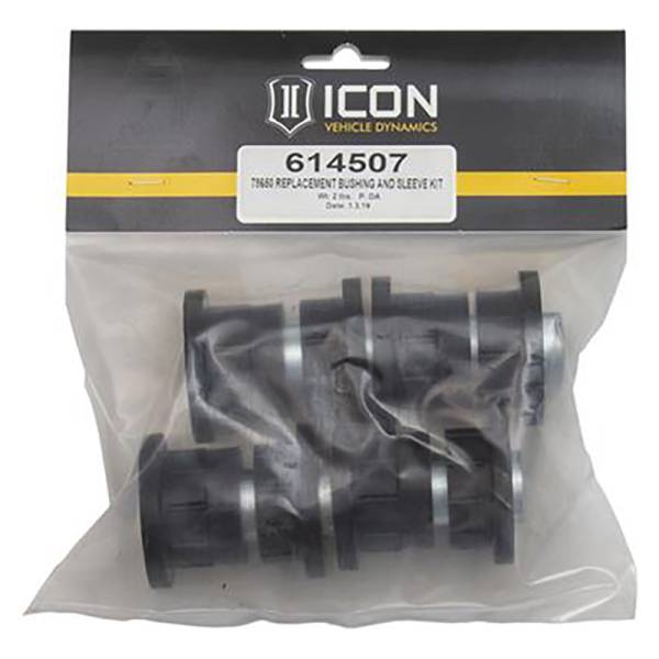 Icon Vehicle Dynamics - Icon 614507 Upper Control Arm Bushing and Sleeve Kit for GMC Canyon 2015-2022