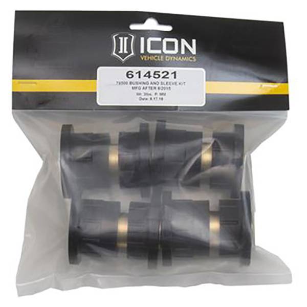 Icon Vehicle Dynamics - Icon 614521 Bushing and Sleeve Kit for GMC Sierra 2500HD/3500 2011-2019