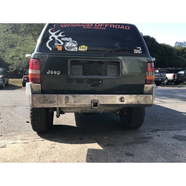 Affordable Offroad - Affordable Offroad zjshortyrear Elite Shorty Rear Bumper for Jeep Grand Cherokee ZJ 1993-1998